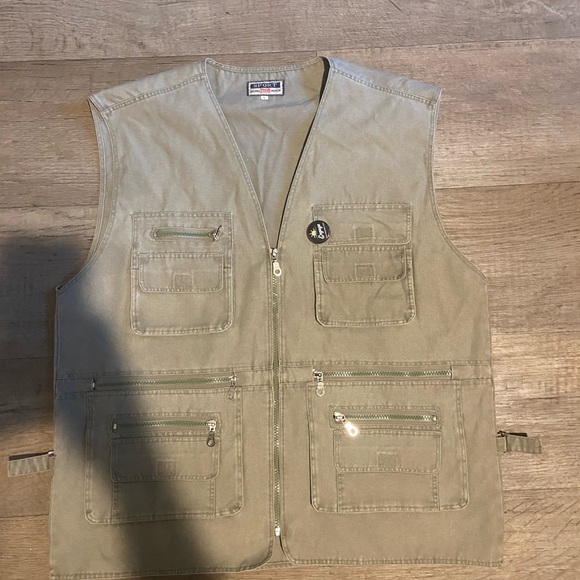 None Other - Brand New Green Utility Vest Size Large.